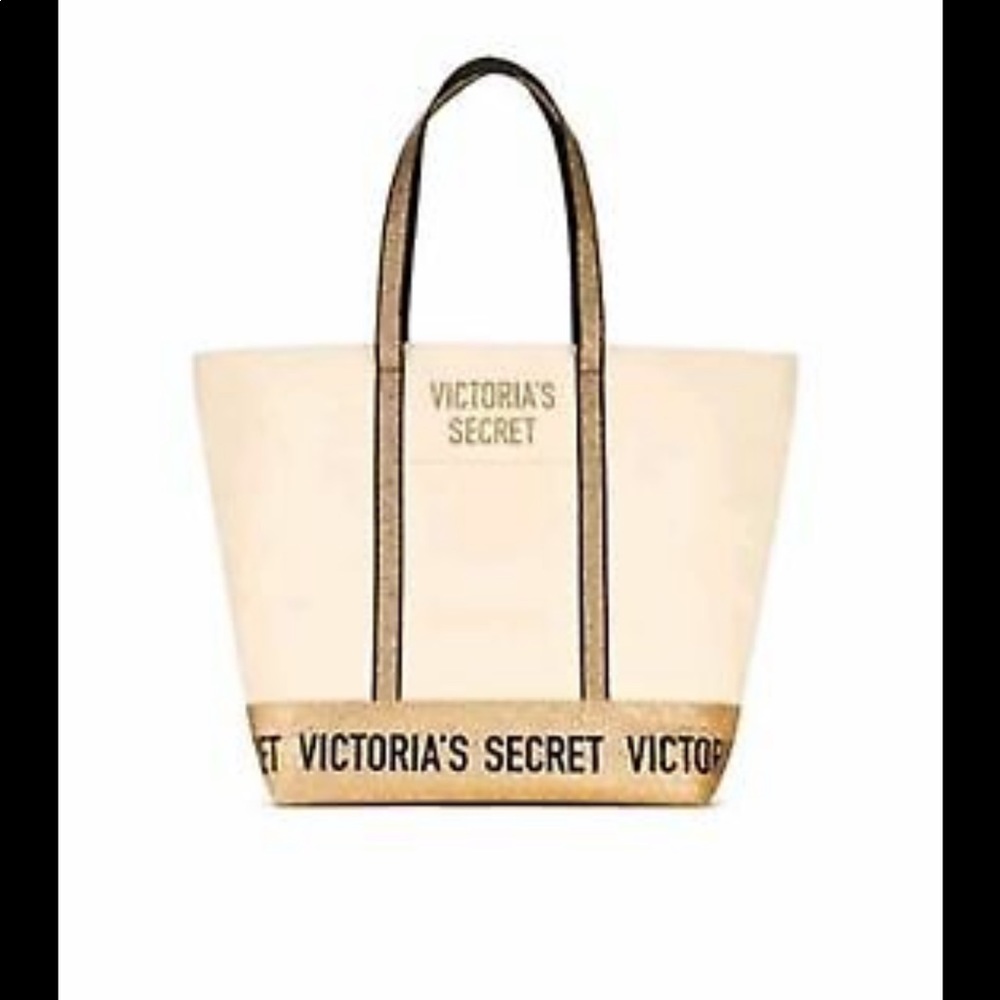 Gold Sparkle carryall Tote